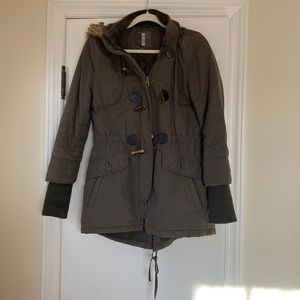 I Jeans by Buffalo Olive Winter Jacket w removable hood